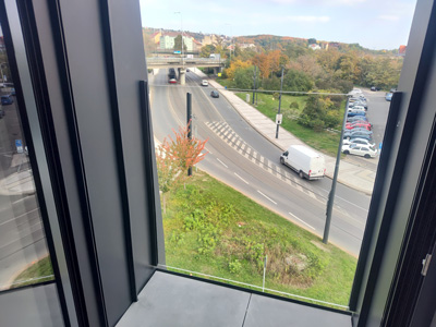 Skleněné zábradlí