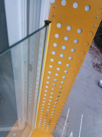 Skleněné zábradlí